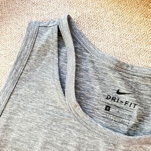 Nike Dri-Fit  Athletic Grey Tank Top S